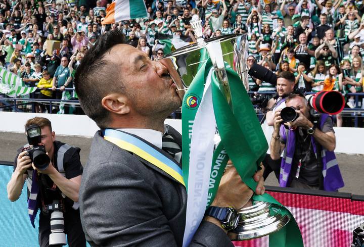Scottish Cup celebration