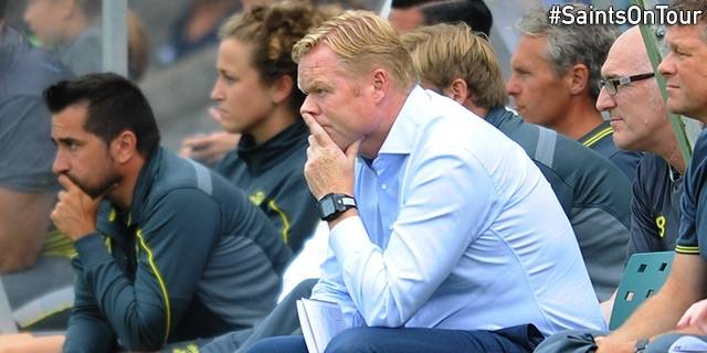 Premier League bench with Ronald Koeman